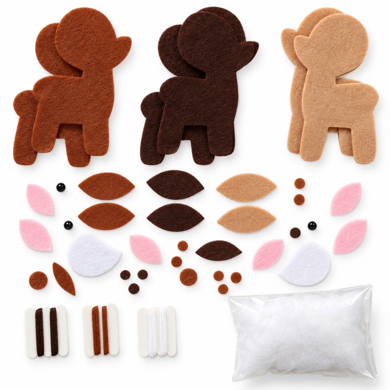 DIY kersthangers rendier (3 st.)