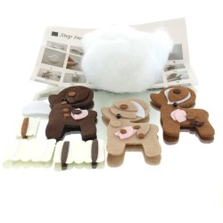 DIY kersthangers rendier (3 st.)