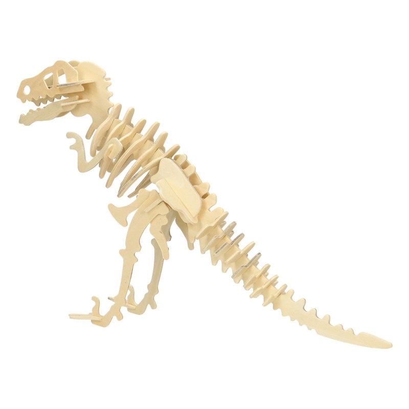 Maak je eigen houten 3D T-Rex