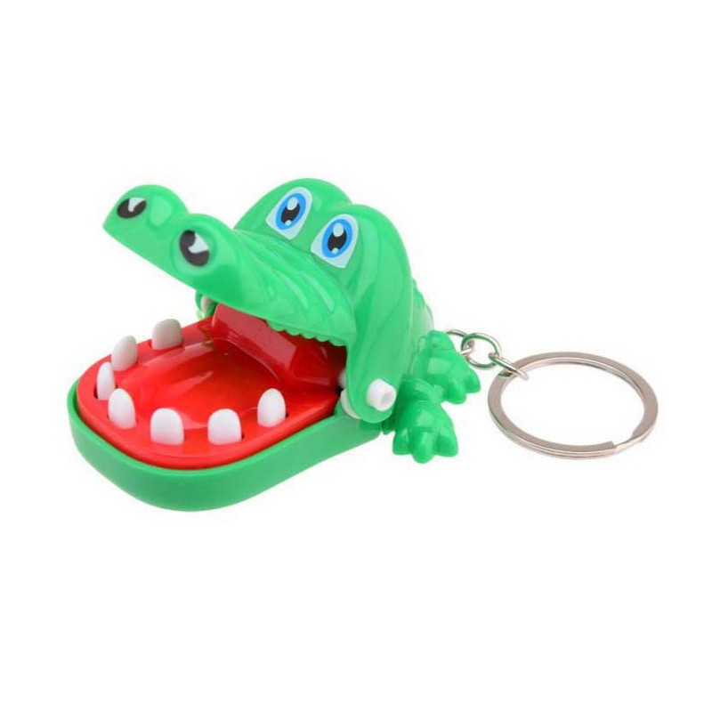 Sleutelhanger krokodil met kiespijn