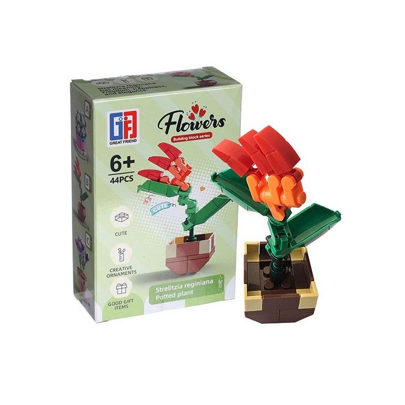 Bouwblokjes bloem