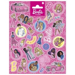 Barbie stickervel groot