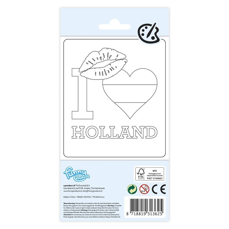 Stickervel Holland