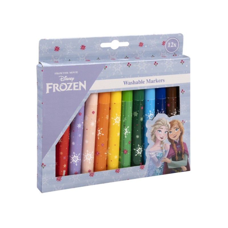Uitwasbare dikke viltstiften Frozen