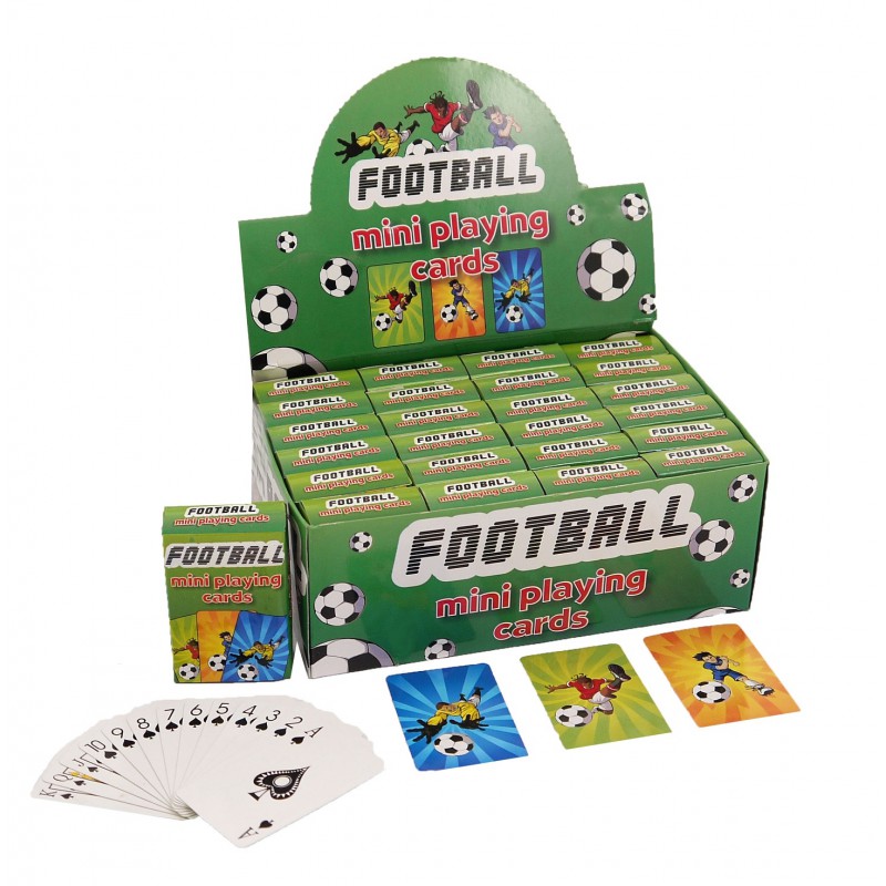 Mini speelkaarten voetbal