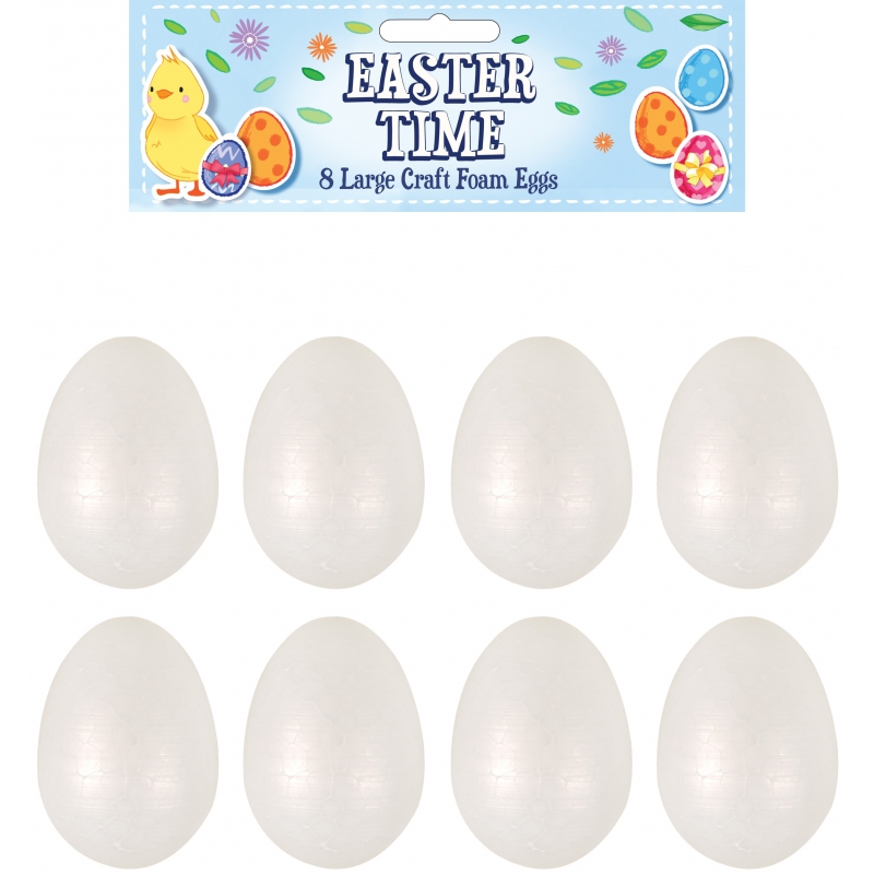 Foam eieren (set van 6)