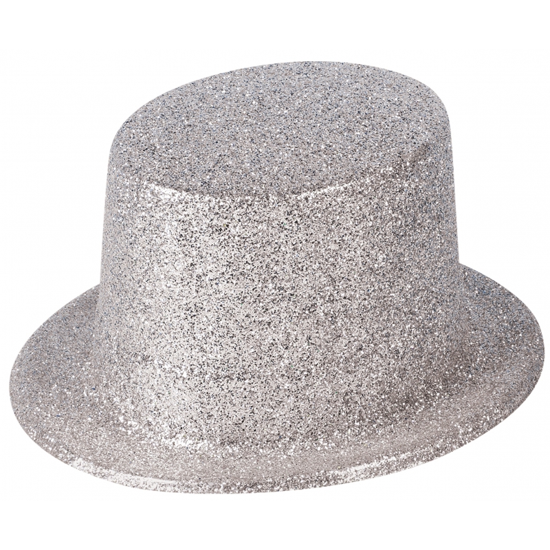 Hoge hoed zilver