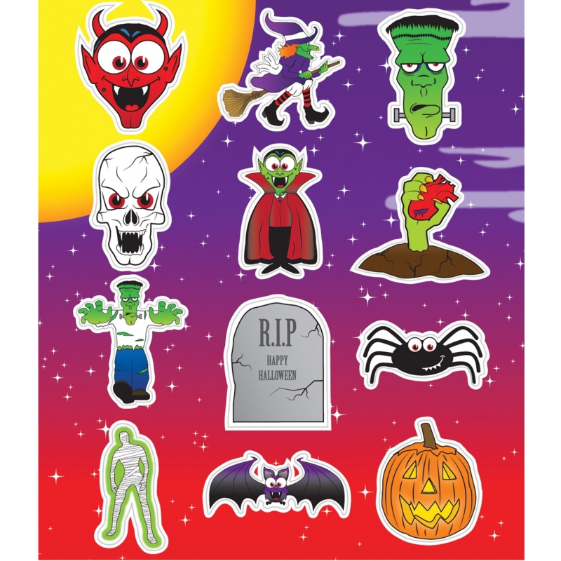 Fun sticker Halloween