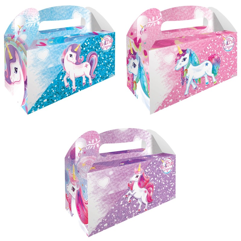 Menu box unicorn (6 st.)