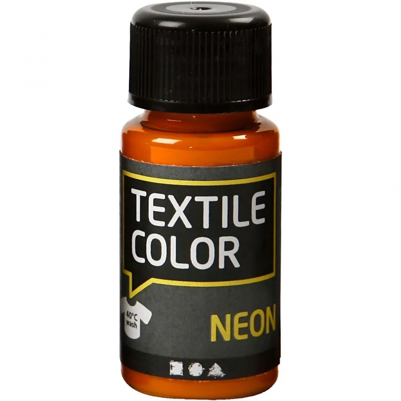 Actief Mammoet Ithaca Textielverf neon (50 ml.) kleuren Neon oranje