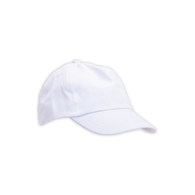 Wit kinder petje, kinder baseball cap