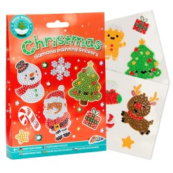 Diamond painting kerst stickers maken