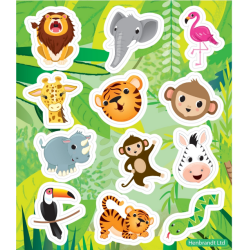 Fun stickers jungle