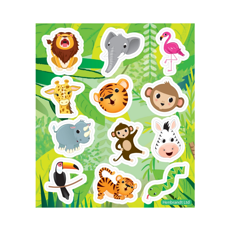 Fun stickers jungle
