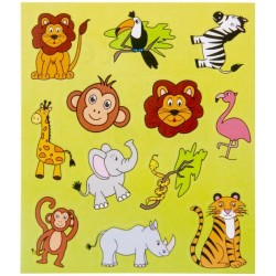 Fun stickers jungle