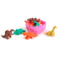 Dino ei met gummetjes, ei met dino gummetjes