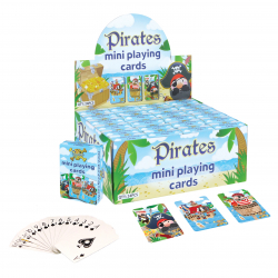 Mini speelkaarten piraten